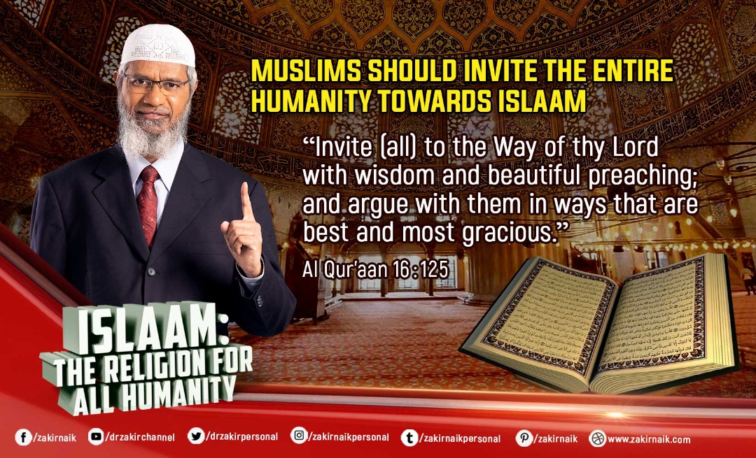 Dr Zakir Naik tweet media