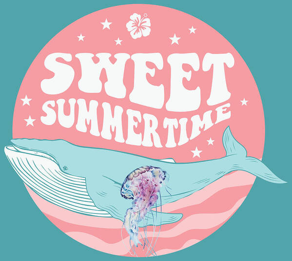 HurmerintaArt's tweet image. Sweet Summertime With Marine Life. Retro style art. #whale #summer #jellyfish #wallart #bags #stickers #towels 

fineartamerica.com/featured/sweet…