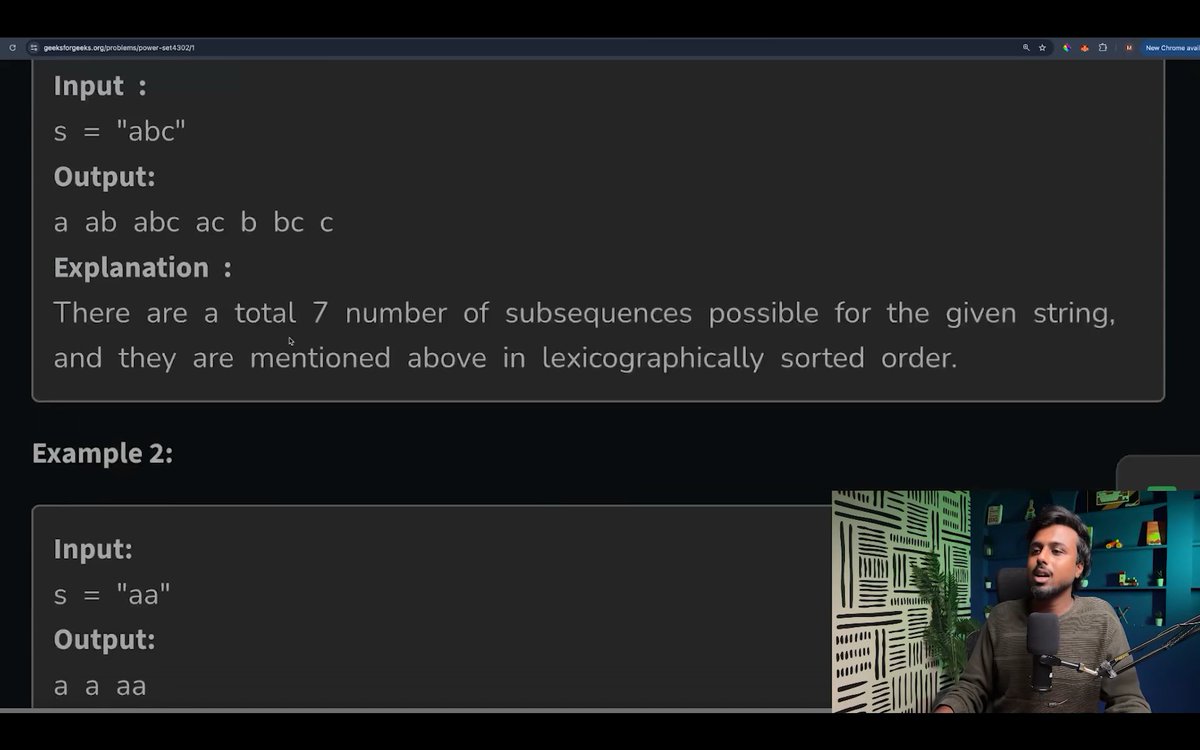 chinu_codes's tweet image. 🚀 Back to Coding - @ali_In_bits

• Solved GFG - Power Set 🔢
• Used recursion and backtracking 🔁
• Practiced subset generation patterns ⚙️

#100DaysOfCode #DSA #Recursion #Backtracking #CodingJourney