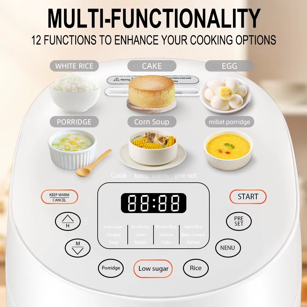 CrystalRen2025's tweet image. IH heating + reduced sugar + 304 stainless steel – healthier rice, no toxic coating. 🍚⚡ 3L capacity, 1200W even cooking. Perfect for families.

📩 DM for OEM/wholesale: crystal.ren@vip.163.com
#ihricecooker #lowsugar #stainlesssteel #kitchenappliances #kerisson