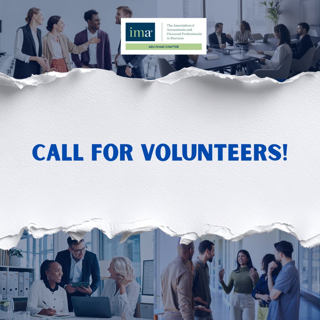 📢 The Institute of Management Accountants is accepting applications for board &amp; volunteer roles until April 30!

👉 Learn &amp; apply: imanet.org/en/Career-Reso…

#IMA #Volunteers #AbuDhabi  #IMAAbuDhabiChapter