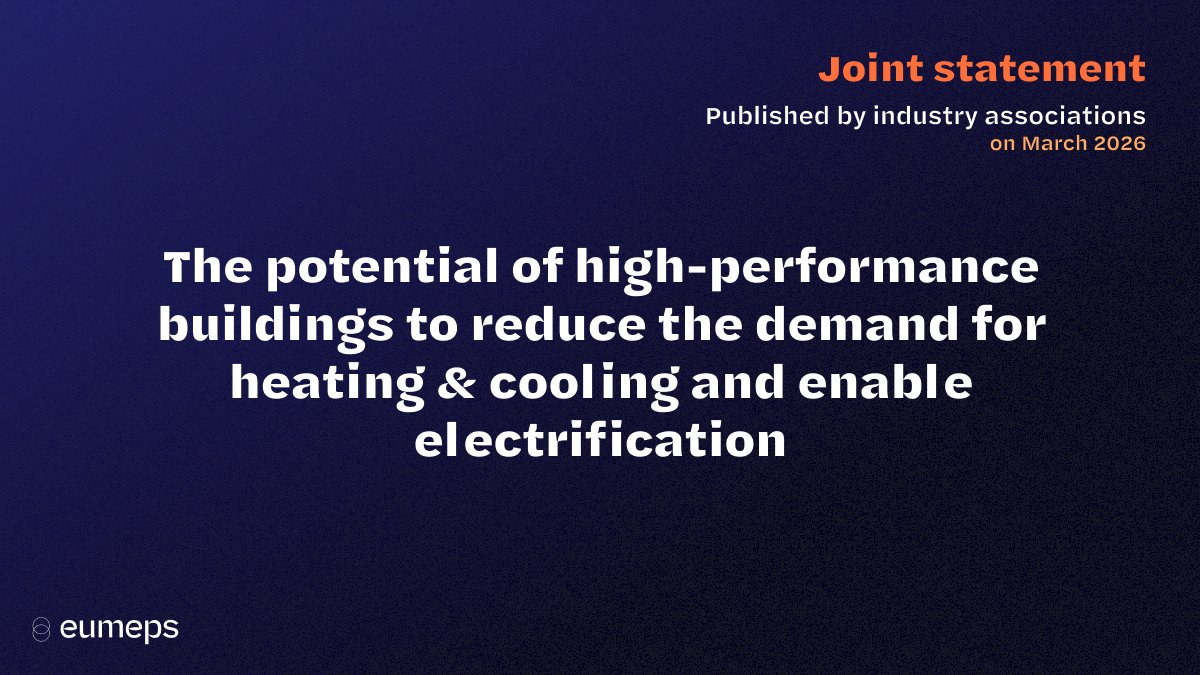 EUMEPS's tweet photo. 🤝EUMEPS supports a joint statement on building electrification, highlighting the need for safe, efficient and resilient systems as energy demand increases.

🔗Read more:  https://t.co/AHuko3N9vL

#eps #insulation #construction #circularity #eumeps #initiative #europe https://t.co/bA55ZXp7l3