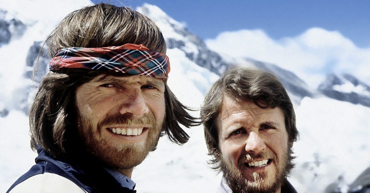 mariobianchi18's tweet photo. Il #24aprile 1985 #ReinholdMessner e #HansKammerlander conquistano la vetta dell’Annapurna (8091 m), tracciando una nuova via sull’ancora inviolata parete NW. Per una tempesta altri membri della spedizione decidono di interrompere l’impresa: i 2 toccano la vetta appena in tempo. https://t.co/BJAV5ReICA
