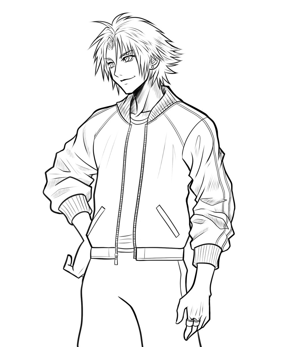 ByakkoArt's tweet image. Progress of the Dissidia Duellum Final Fantasy outfit for Tidus. #wip #wipart