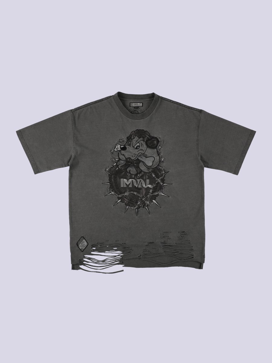 IMVAL×GALFY / Doll Dog Damaged TEE［INK］ ✦2026.5.1 11:00-Release✦