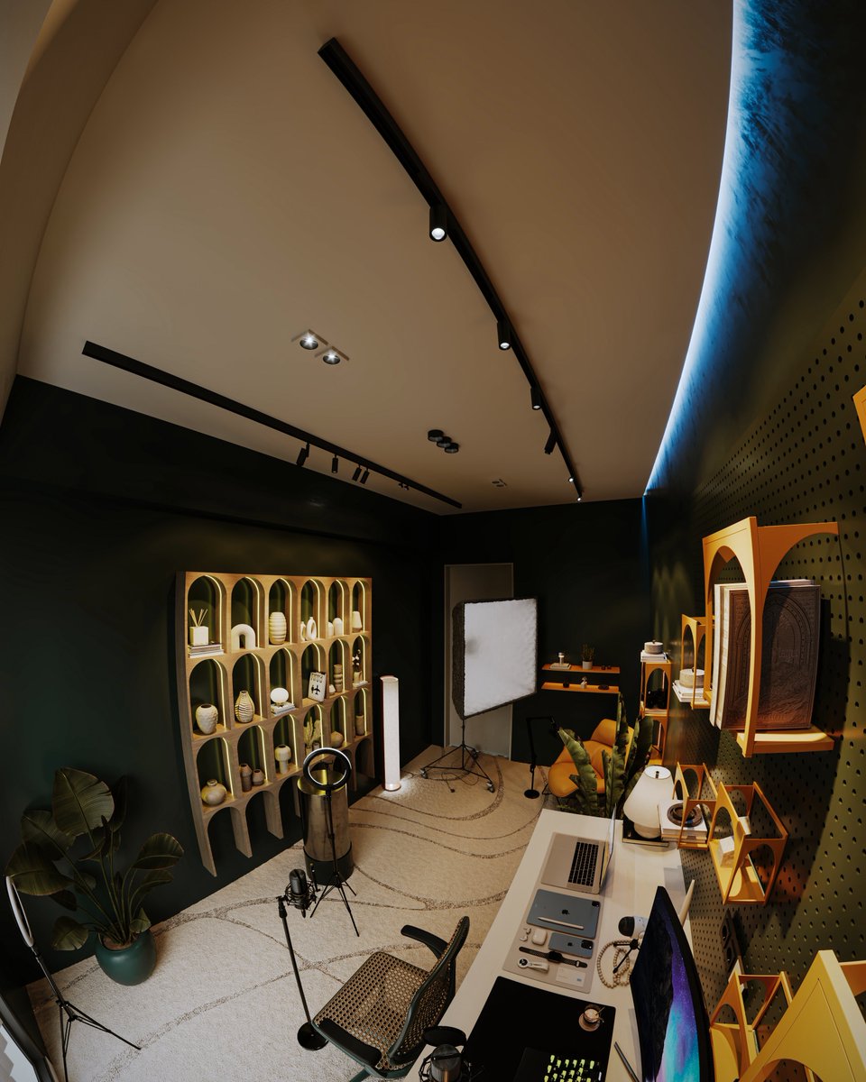 07Mimarlik's tweet image. STUDIO 88

Category: Modern 
Location: İstanbul / Türkiye 
Software: Autocad, Revit, 3dsmax, Corona, Photoshop Year: 2026  

#07mimarlık 
#studio #homeoffice
#mimarlık #içmimarlık #peyzajtasarımı #architecture #interiorarchitecture