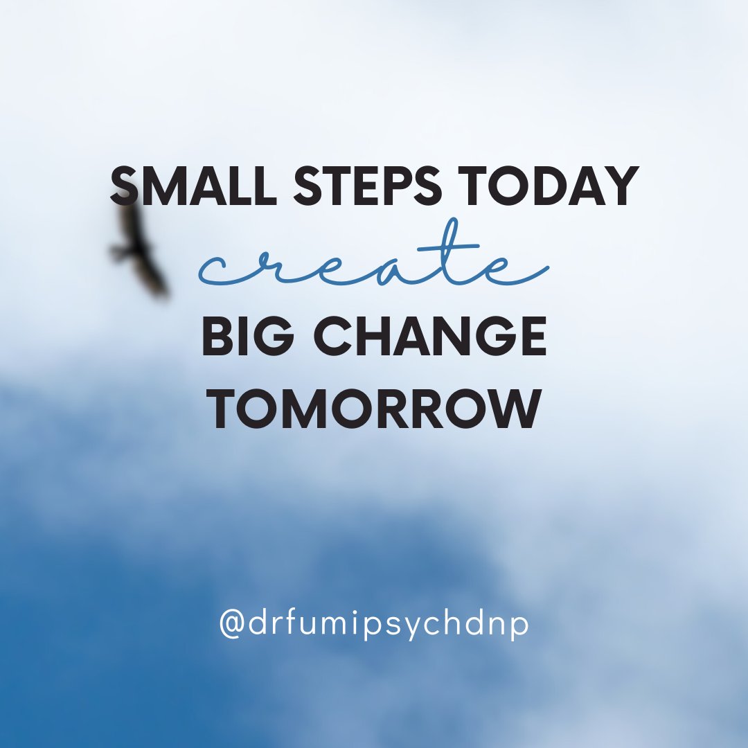 DrFumiPsychDNP's tweet image. Don’t underestimate the power of small progress. Every step you take—no matter how tiny—moves you closer to where you want to be. Growth doesn’t happen overnight, but consistency always wins.

#SmallSteps #DailyMotivation #ProgressMatters #KeepGoing #GrowthMindset