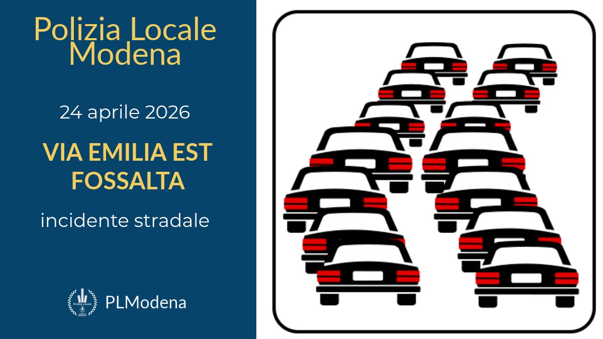 Polizia Locale Modena tweet media