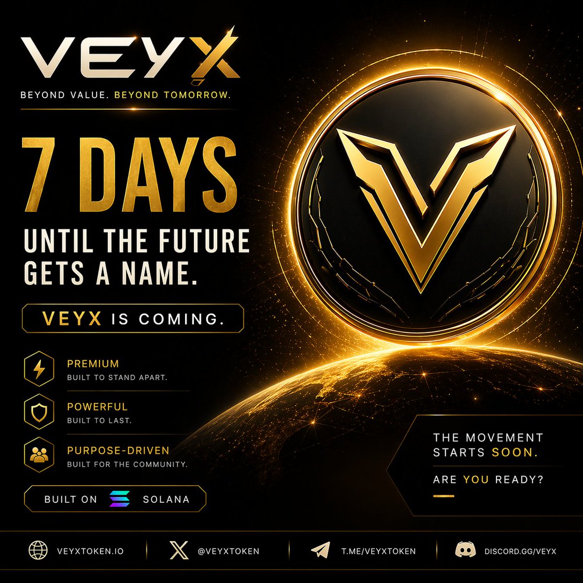 veyxcoin's tweet photo. DAY 7
A new standard is coming.
VEYX ⚡
Built for those who move before the market does.
#VEYX #Solana #Crypto #pump_fun https://t.co/AqnJTaqzud