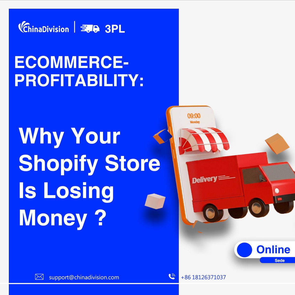 china_division's tweet image. If you have high sales but low profit margins, it's time to rethink your logistics strategy. Rising logistics costs are the biggest threat facing online brands.
Check out [bit.ly/4sJl0LM]
#Ecommerce #Logistics #LogisticsManagement #SupplyChain #Delivery