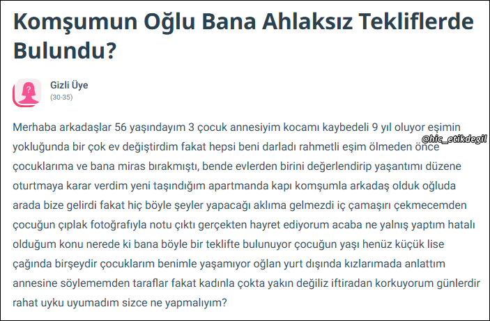 Hiç etik değil tweet media