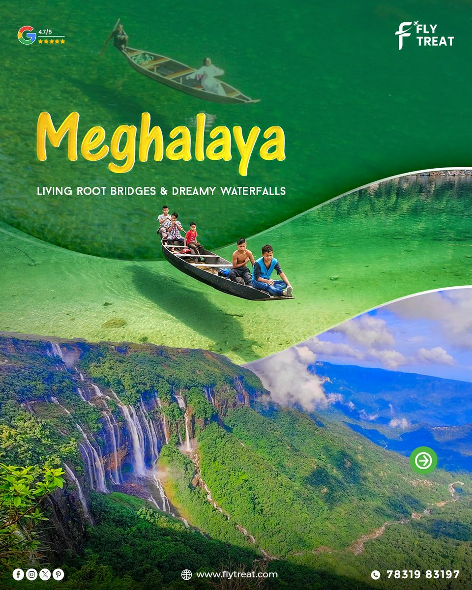 Flytreat_Tour's tweet photo. Summer 2026 is calling… where are you going? 🌍☀️

From royal sunsets in Rajasthan 🏜️
To crystal-clear waters of Andaman 🌊
From hidden gems like Tawang ❄️
To dreamy waterfalls of Meghalaya 🌿

Confused where to go?
DM “TRAVEL” &amp; we’ll plan your perfect getaway ✈️ https://t.co/JKlnrTn3eN