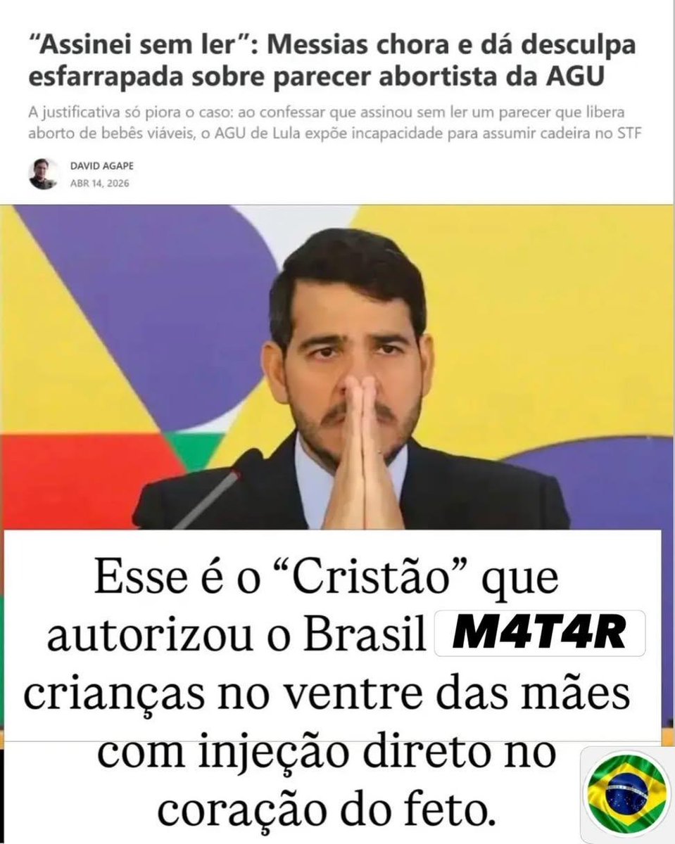 FORA MESSIAS, MESSIAS NÃO !!!
😳😖😖😖😡😡