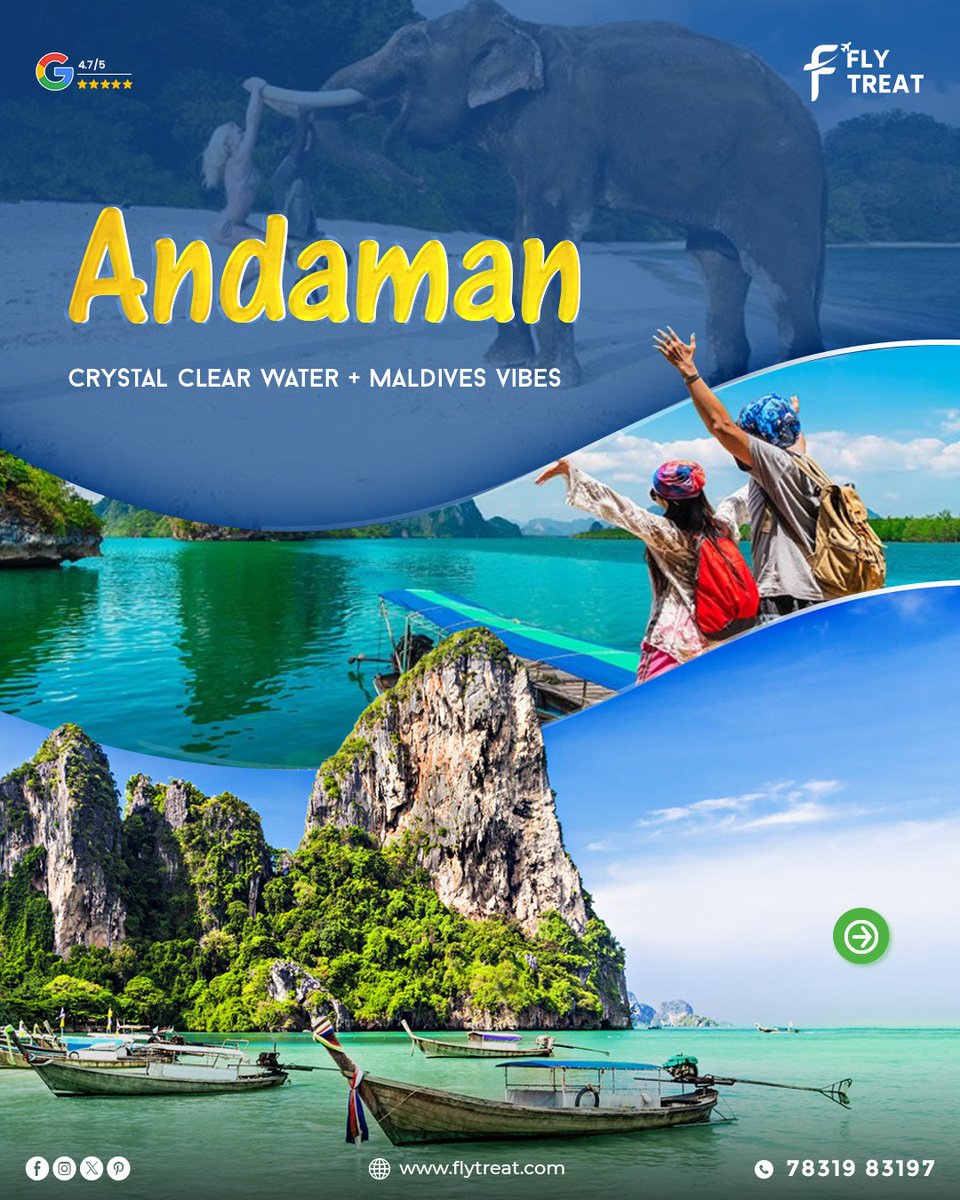 Flytreat_Tour's tweet photo. Summer 2026 is calling… where are you going? 🌍☀️

From royal sunsets in Rajasthan 🏜️
To crystal-clear waters of Andaman 🌊
From hidden gems like Tawang ❄️
To dreamy waterfalls of Meghalaya 🌿

Confused where to go?
DM “TRAVEL” &amp; we’ll plan your perfect getaway ✈️ https://t.co/JKlnrTn3eN