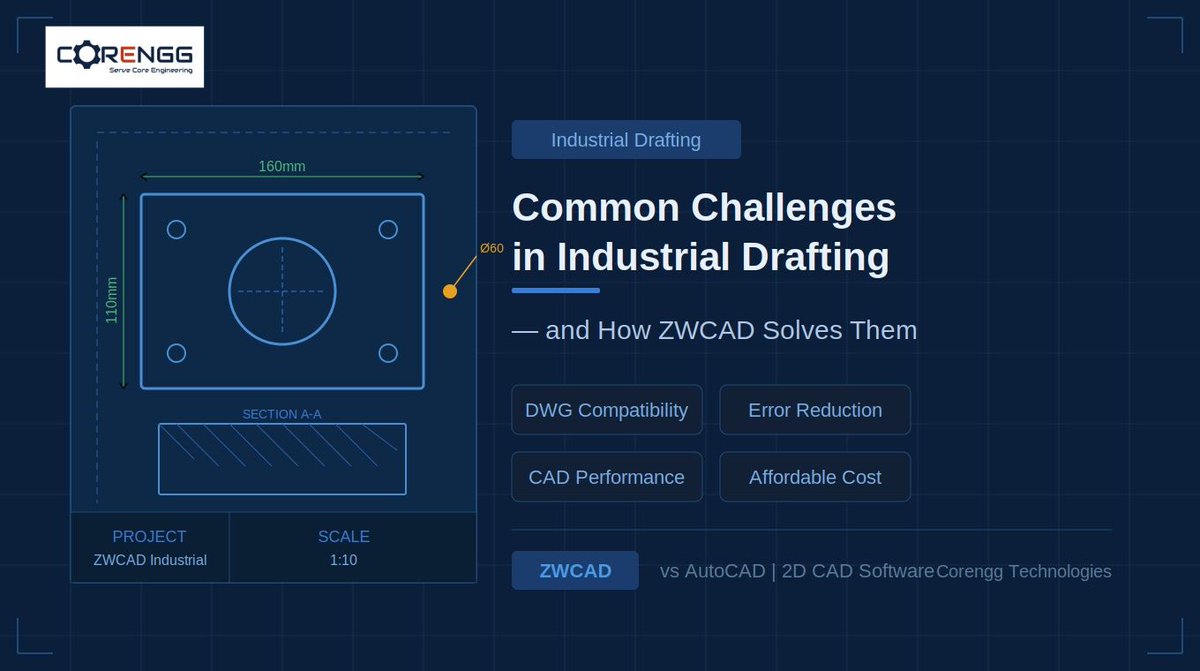 corenggtech's tweet image. Complex drafting shouldn’t hold you back. ⚙️

Simplify workflows, reduce errors &amp;amp; improve output with the right CAD tools.

@corenggtech | Authorised ZWCAD Software Reseller India

Learn more
corengg.com/common-challen…

#CADDesign #ZWCAD #Engineering #IndustrialDesign #Automation