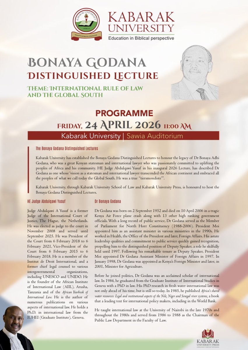 Kabarak Law School tweet media