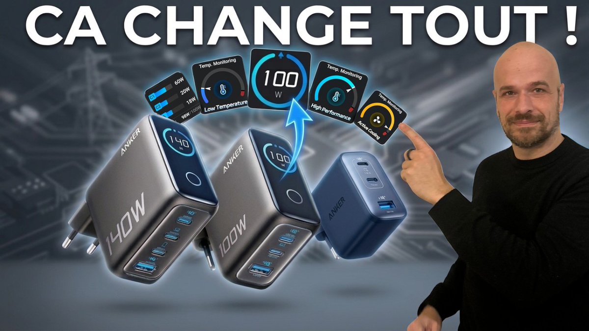 VincentVintech's tweet image. Eh Salut à toi !

J'ai testé des chargeurs qui pourraient bien remplacer tout ceux que tu laisses trainer : les @AnkerOfficial  Charger 140W , 100W et NANO 70W.

Pour voir la vidéo, clique ici :
#annker #Chargeur #technology #technologie #Tech

youtu.be/Wr31LW04o-8