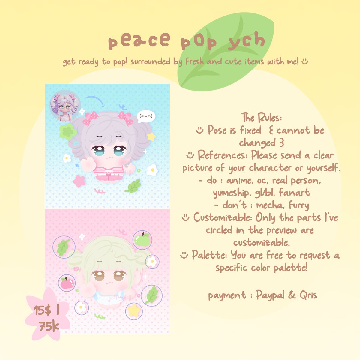 bee commission open 🎨🍀 tweet media