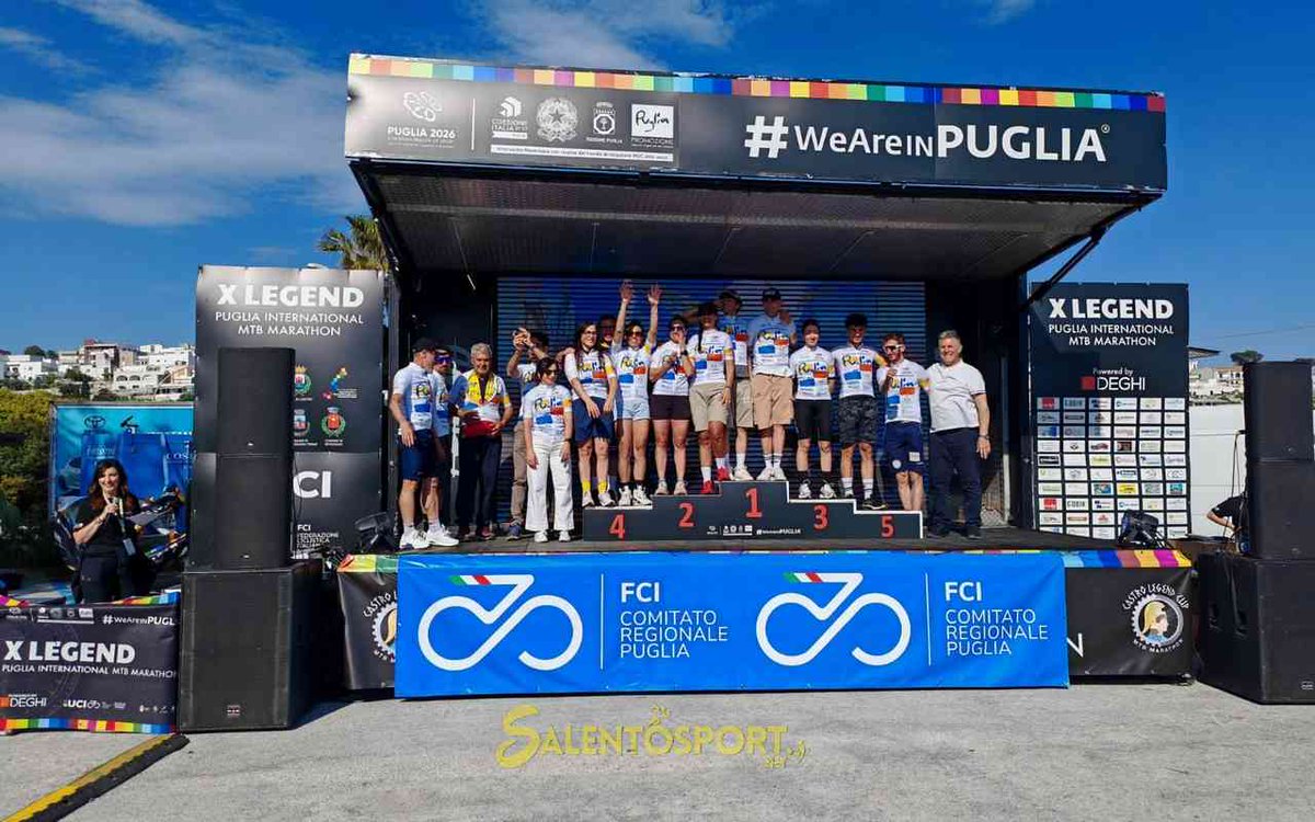 SalentoSport's tweet image. MTB – Tra grotte, parchi e scogliere: la X-Legend incanta oltre 600 atleti. Tutti i campioni regionali Marathon per categoria dlvr.it/TSBycc #MTB #XLegend #Puglia #SalentoSport #Ciclismo