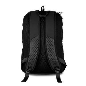 oscarxgoldox4's tweet image. This backpack combines sporty style with practical features. Made from a durable PU leatherette polyester material, it boasts a sleek look that goes anywhere. For quick access to your must-haves, there's a handy front pockets. #backpack #outdoors