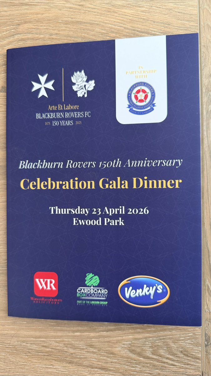 ScoutingRovers's tweet photo. a very enjoyable evening at the Rovers 150th Gala Dinner at Ewood last night, with a poignant tribute to Tony Parkes.

#rovers ⚽️⚪️🔵🌹 https://t.co/rApYAyZS5W