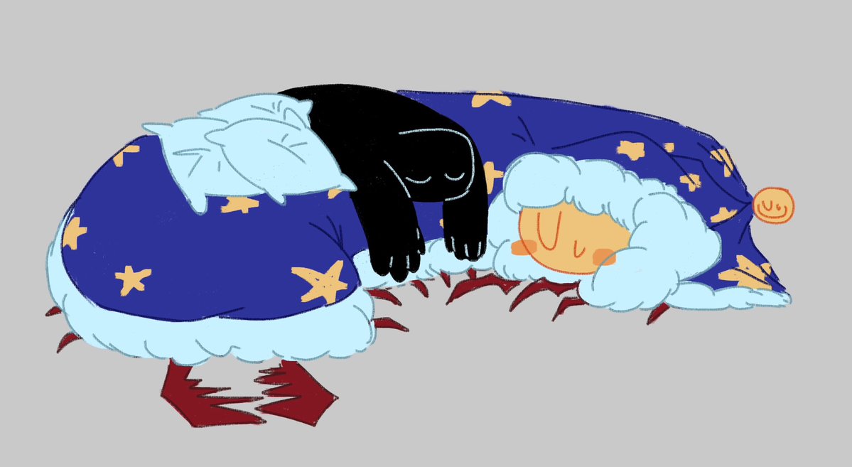 kiss me on the eyelids and tuck me into bed