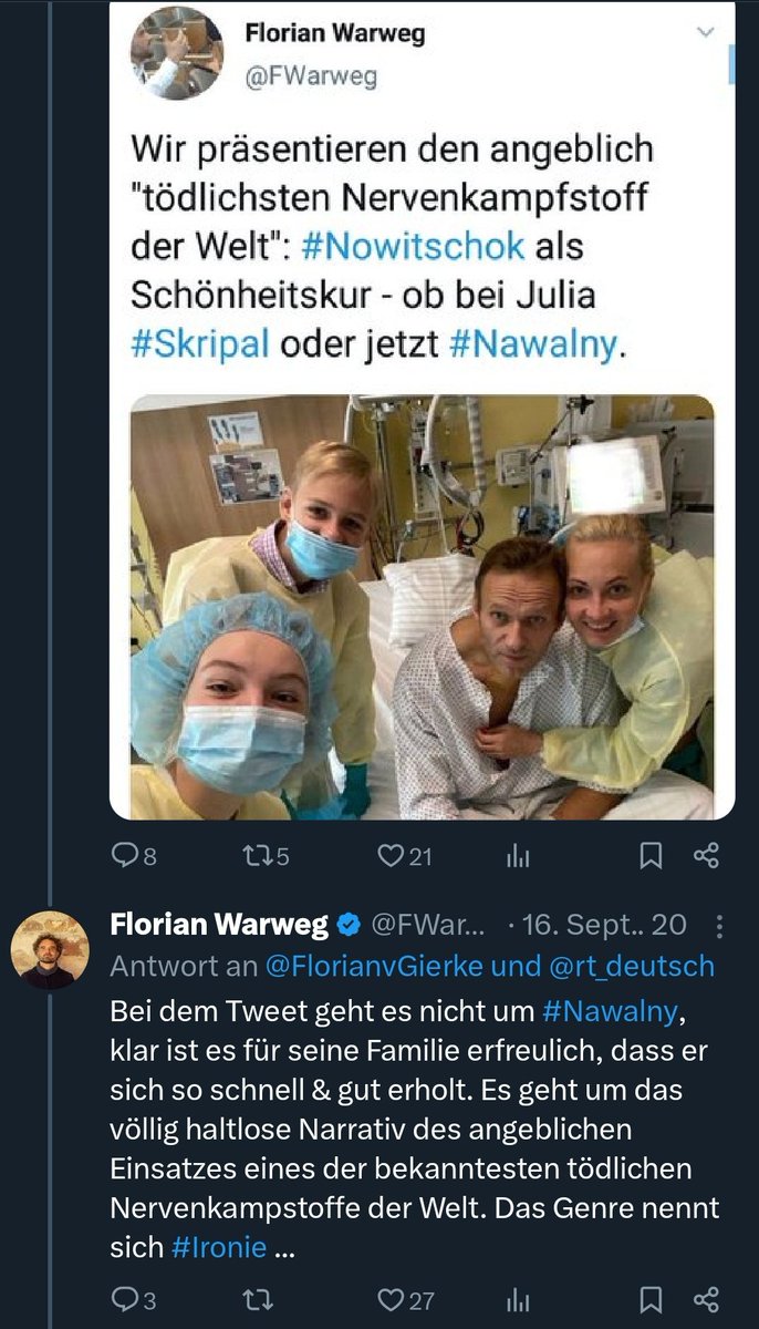 Andreas_Adam's tweet photo. Of course, blocked by Russia Today 😆

Aus dem Archiv: #Nowitschok #Warweg
https://t.co/rmpPGoeH3V https://t.co/Kgb0uhUrjD