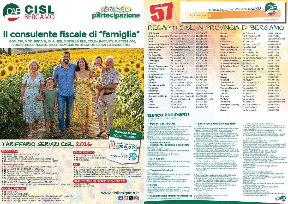 Cisl Bergamo tweet media