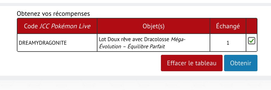 Pokebip's tweet image. #PokemonTCGLive : Nouveau code promotionnel dévoilé !

➡️ DREAMYDRAGONITE
➡️ Offre 1000 Points Dresseur, 1000 Crédits d'échange et des sleeves Dracolosse
➡️ Valide jusqu'au 22 mai 2026
➡️ Code à rentrer ici : redeem.tcg.pokemon.com/fr-fr/