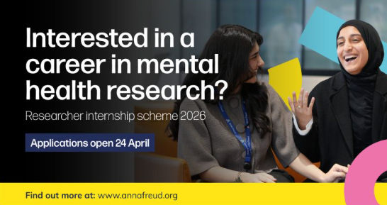 CORCcentral's tweet image. Open today: @annafreuduk researcher internship application. Capped at 1st 100 applications. For individuals who often experience additional barriers in pursuing #research careers, or are underrepresented in the field of #mentalhealth research 👉🏽 orlo.uk/Lj2hB
#inclusive