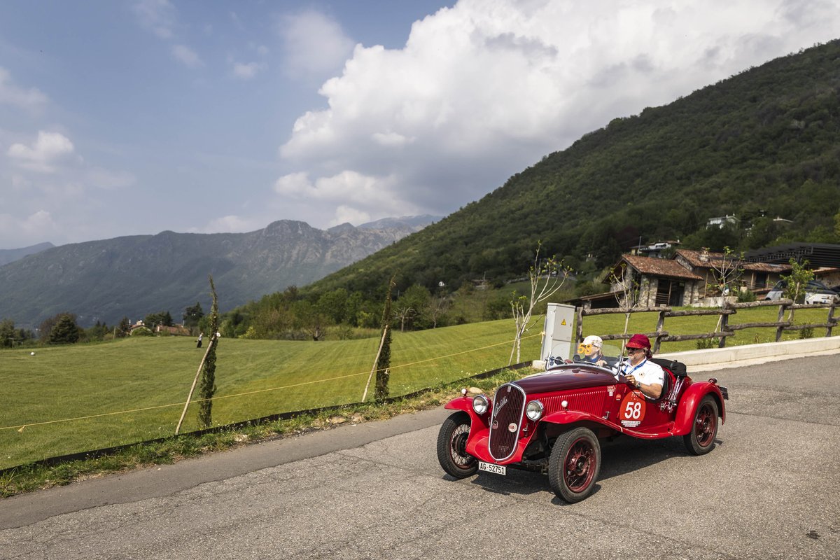fchistoric's tweet photo. Best foreign crew 🇪🇺

Stefano Ginesi and Susanna Brigitte Rohr 🇨🇭 on a 1934 #Fiat508S

#FranciacortaHistoric2026 https://t.co/4FGu6baC4k