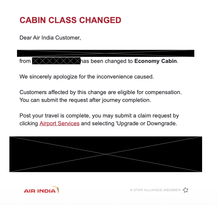 muditmittal15's tweet image. @airindia, @DGCAIndia, @MoCA_GoI 

Extremely disappointed with how my refund for a cabin downgrade is being handled. Despite clear communication over email acknowledging the downgrade, the refund process is dragging on with no resolution. 

#AirIndia #CustomerServiceFails