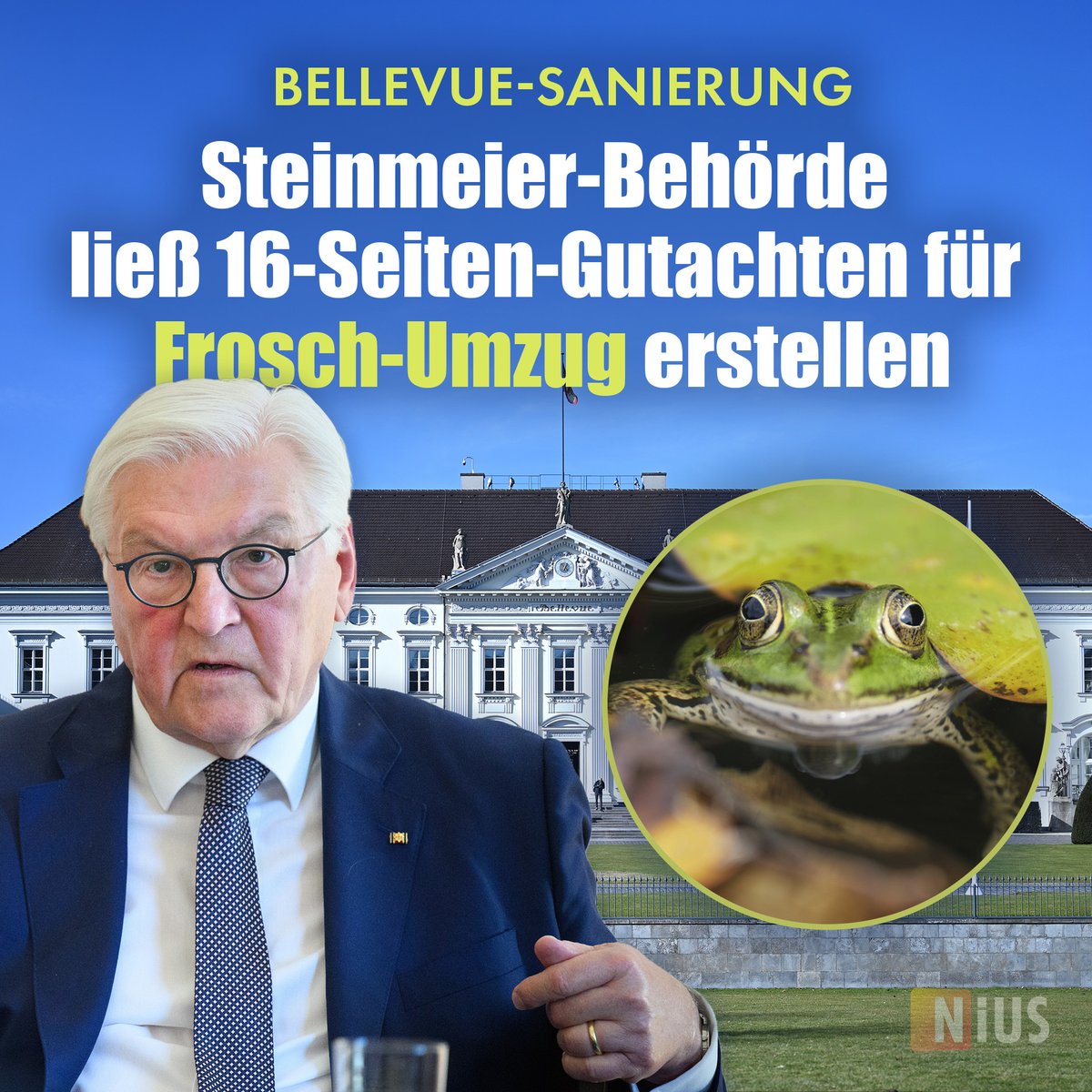 niusde_'s tweet image. Was jeder Kleingärtner mit einem Eimer hinkriegen würde, beschäftigt in Berlin ganze Kommissionen.
nius.de/politik/bellev…