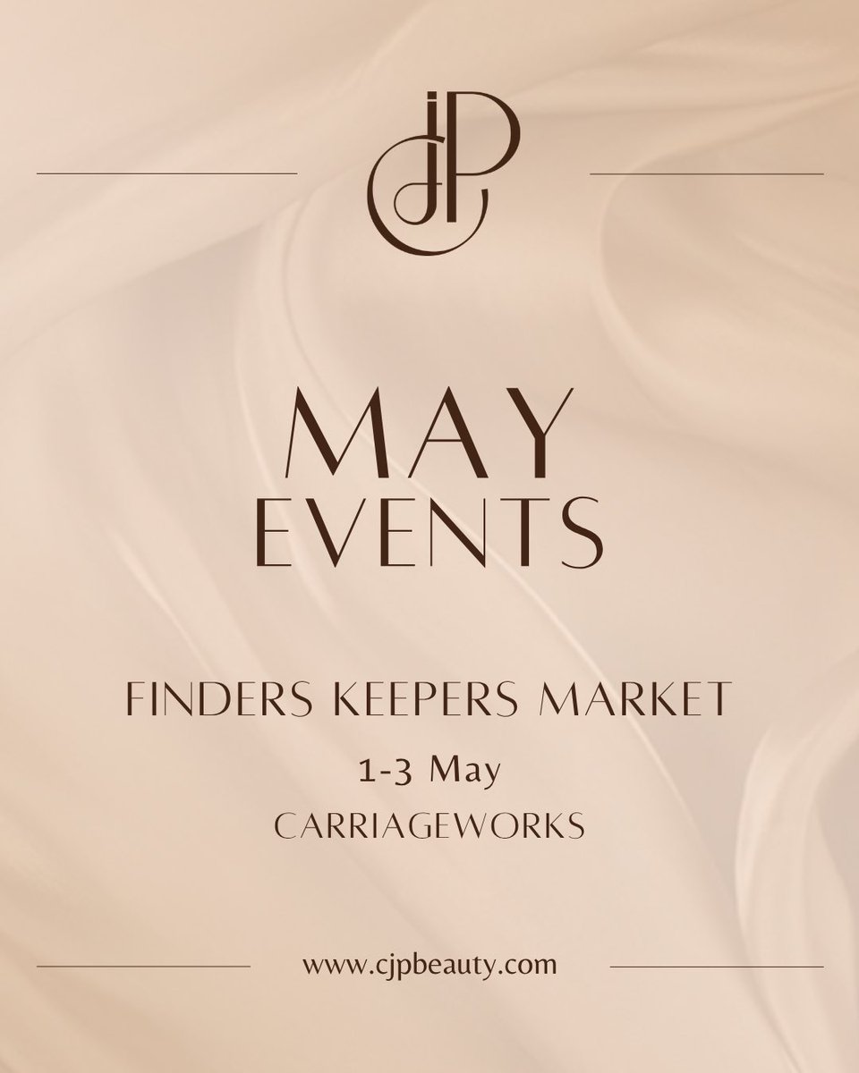 cjpbeauty's tweet image. We’re back! CJP Beauty at Finders Keepers Sydney — 1–3 May at Carriageworks. 

Details: thefinderskeepers.com/sydney-markets

#FindersKeepers #CJPBeauty #Sydney #Markets #Events #May #AustralianBeauty #MothersDay #Shopping #Mum #GiftsforMum #Veganbeauty #VeganMakeup #AustralianMade