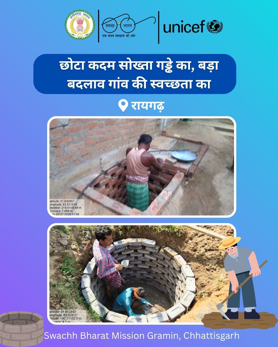 Rajya Swachh Bharat Mission (Grameen)Chhattisgarh tweet media