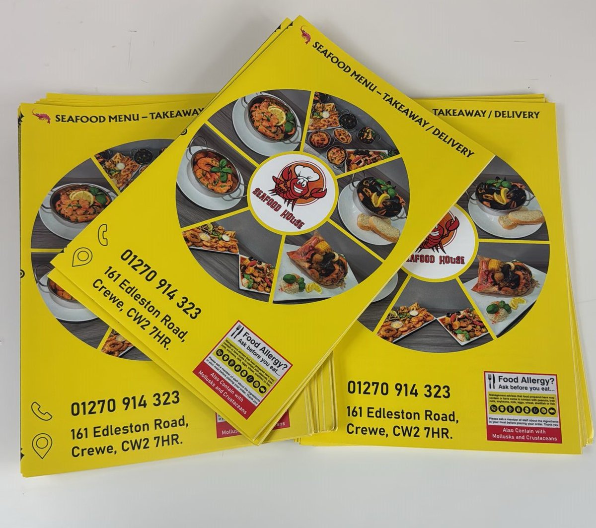 nasirdigital33's tweet image. A4 Half-Folded Menu for @Sea Food
Call us for more details: 01270 74 74 75
#marketing #design #flyer #BusinessBranding #printing #flyerdesign #menu #foldedmenu #businesscards #stapledmenu