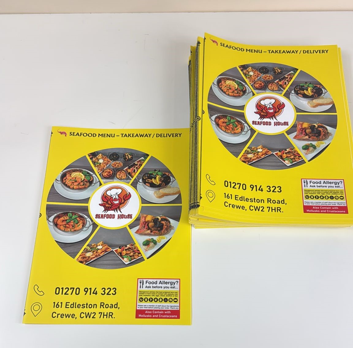 nasirdigital33's tweet image. A4 Half-Folded Menu for @Sea Food
Call us for more details: 01270 74 74 75
#marketing #design #flyer #BusinessBranding #printing #flyerdesign #menu #foldedmenu #businesscards #stapledmenu