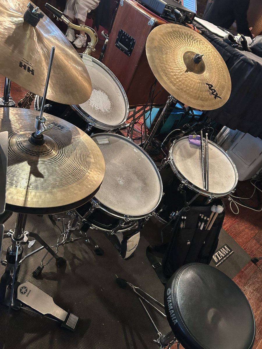 今日は銀座。
#pearldrums #sabian