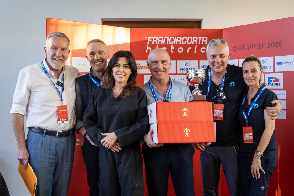 fchistoric's tweet photo. Best Team 👥

#ScuderiaBresciaCorse ahead of everyone with 2 teams on the podium and 3 in the top 10 of the overall standings 💪🏻

#FranciacortaHistoric2026 https://t.co/7RfkMJH2Rq