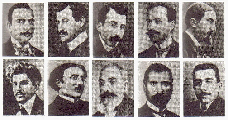 "Başkent İstanbul'daki Ermeni toplumunun önde gelen insanlarının tutuklanması ve tehcir edilmesi..
Tutuklular, 24 Nisan 1915 tarihinde 
Dahiliye Nazırı Talat Paşa'nın emriyle Ankara yakınlarındaki iki merkeze taşındı. 
27 Mayıs 1915 tarihinde Tehcir Kanunu'nun kabulü ile birlikte