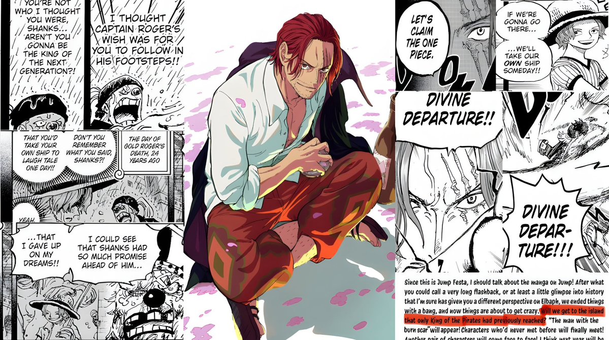 Day 356 of saying that Shanks is the godking and child of fate