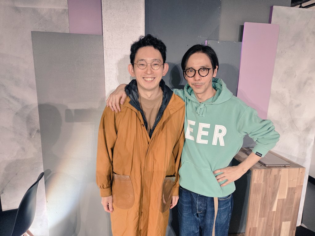 さよなら人生『中年の好機』
4/26各回ともに、まだまだ残席ございます。
これが終われば、団体での公演はおそらく来年以降になります。
どうか何とぞ足をお運びいただければ幸甚です。

写真は4/26空いてるよのキャプチャと、気の合う友人芦沢さん。冗談が好きな仙人、みたいな感想を言ってきます