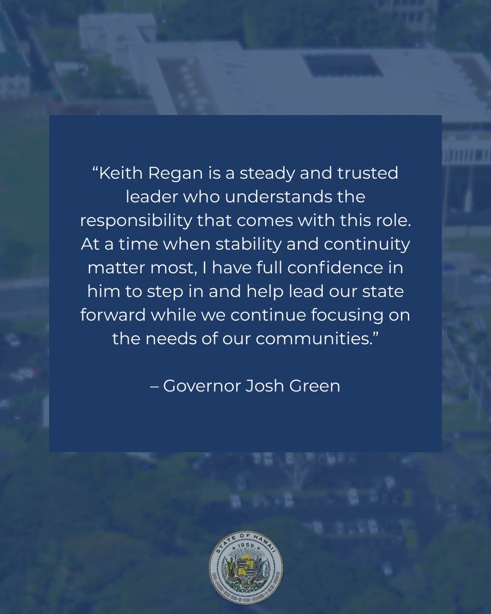 Office of the Governor, State of Hawai`i tweet media