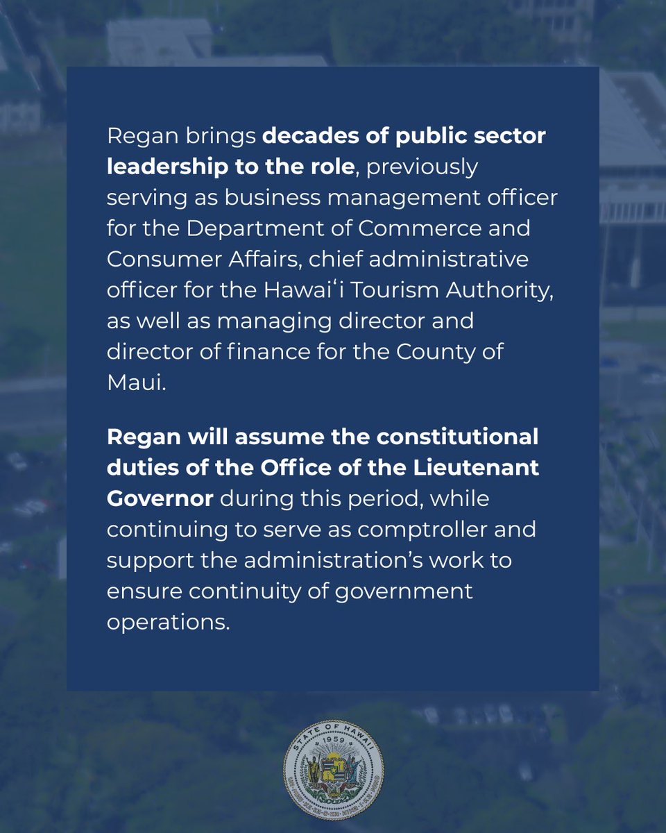 Office of the Governor, State of Hawai`i tweet media