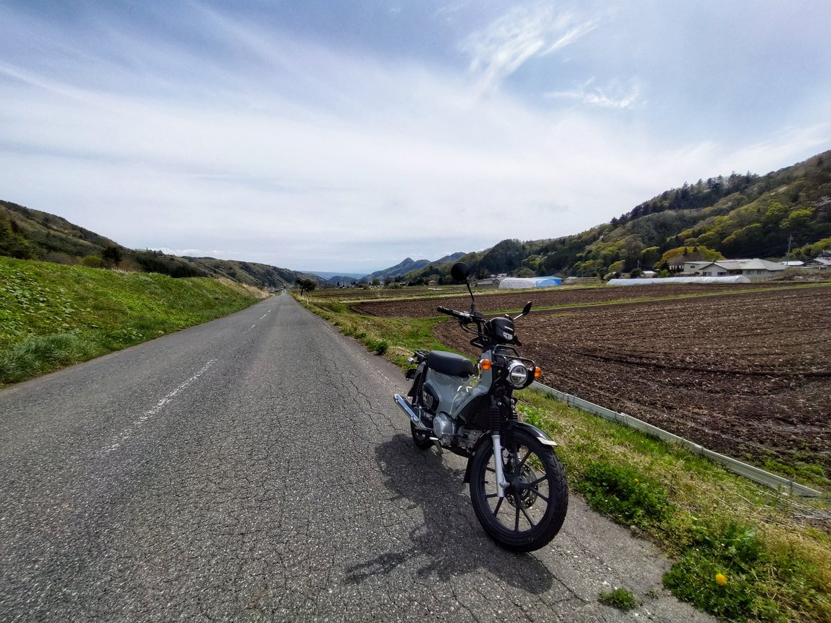 風が強かったけど、ちょっと走って来た🏍️
維持管理走行です。