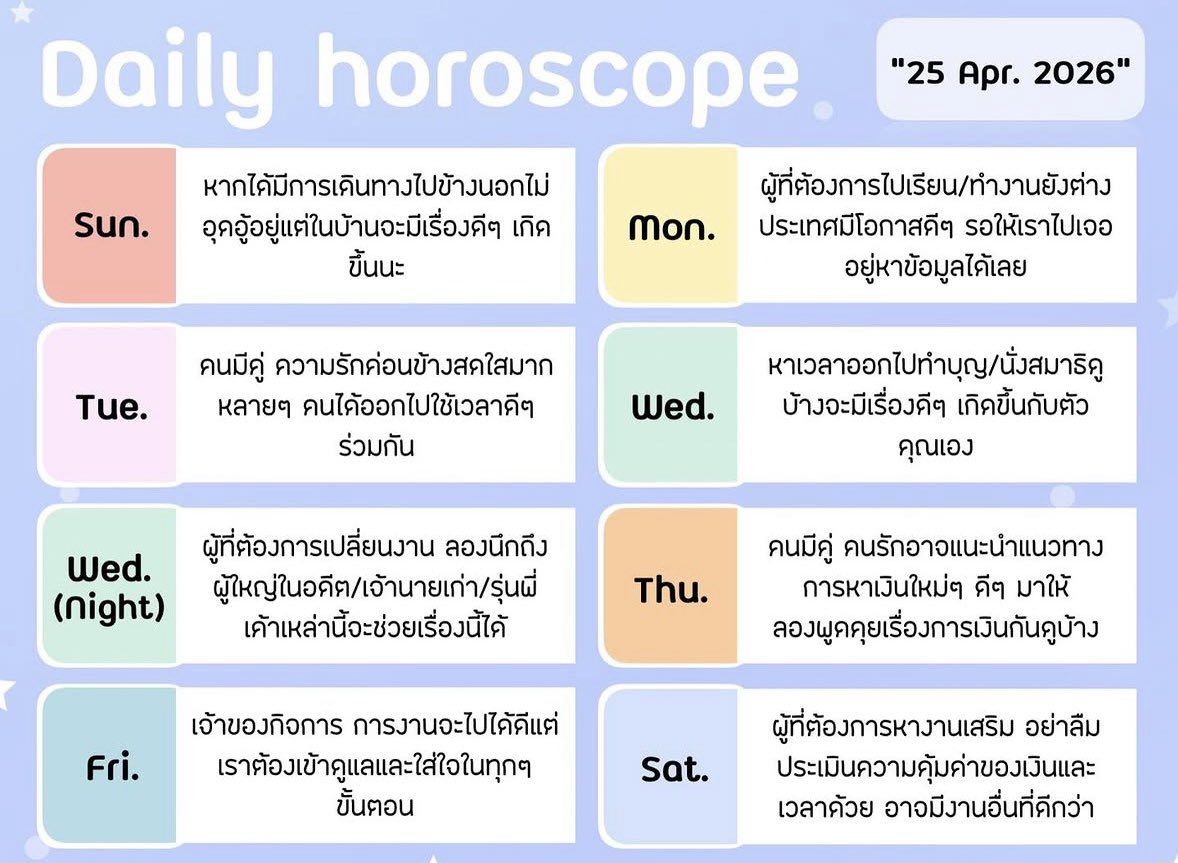 newmoonblessing's tweet image. 🔮ดวงประจำวันที่ 25 เมษายน 2569
.
.
.
#ด #ดวง #ดวงรายวัน #ดวงความรัก #ดวงวันนี้ #ดูดวง
#ดูดวงความรัก #ดูดวงออนไลน์ #pickacard
#pickacardreading #NewmoonblessingTarot
#ดูดวงกับNewmoonblessingTarot