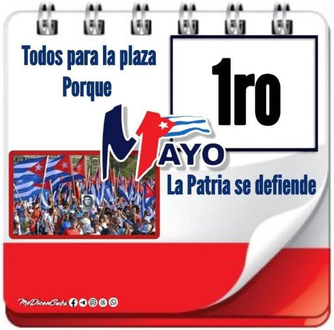 Frente al bloqueo y las amenazas, el #1Mayo nos une. Con solidaridad internacional y abrazo proletario, defendemos la patria desde #VillaClaraConTodos. #Cuba vive y resiste. #LaPatriaSeDefiende.
