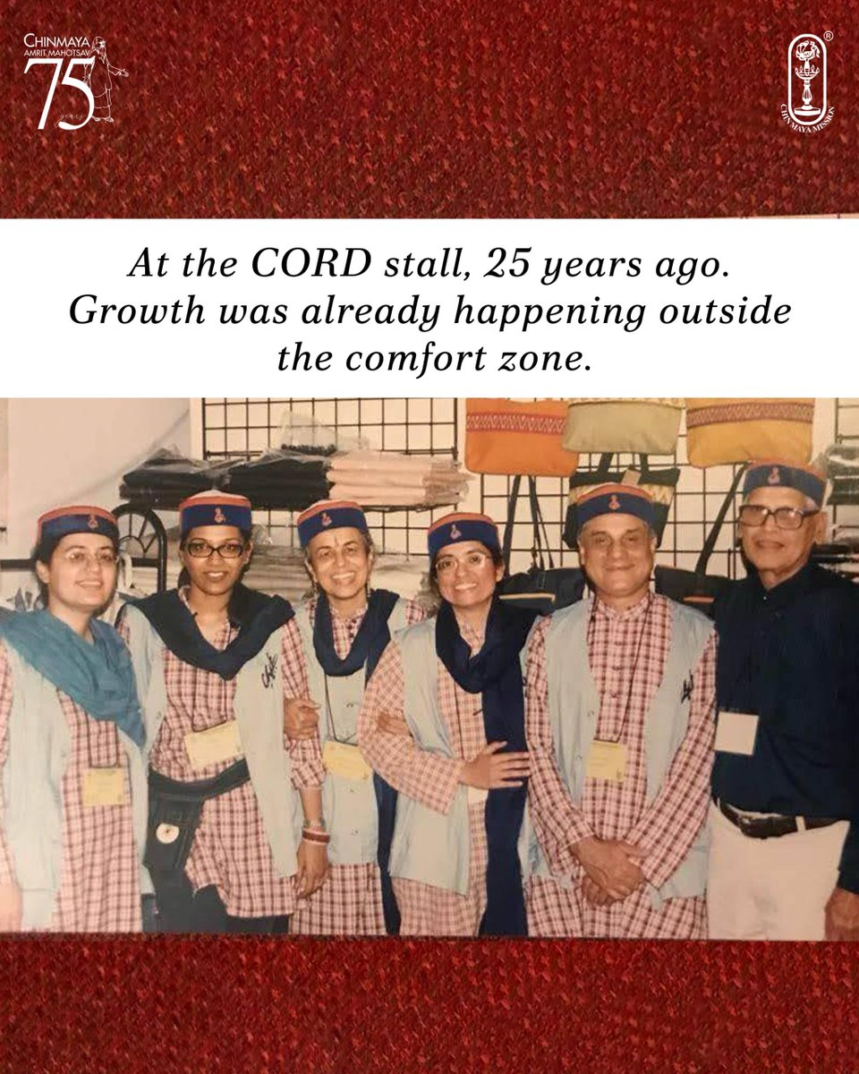As #ChinmayaMission enters its 75th year, I have been sitting with one question: what has this journey actually given me? The answer surprised me. Read it on the blog before you scroll past it. bit.ly/4sMXzB8

#ChinmayaMission75 #ChinmayaAmritMahotsav #SwamiChinmayananda