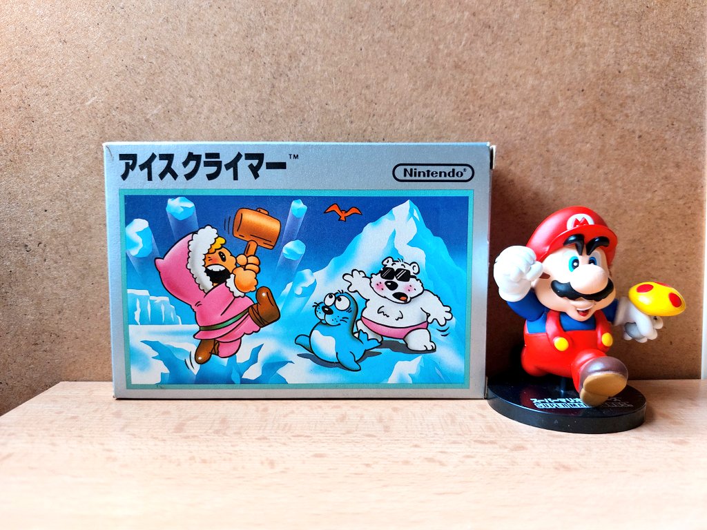 nuclearnightmar's tweet photo. Schönen #FamicomFriday euch allen!
Diesmal mit #Iceclimber welches ich vor einigen Wochen für 22€ ersteigert habe und in Hamburg abholen konnte
#Nintendo #NES #retrogaming #NintendoFamilyComputer https://t.co/DcOCBaOrr6