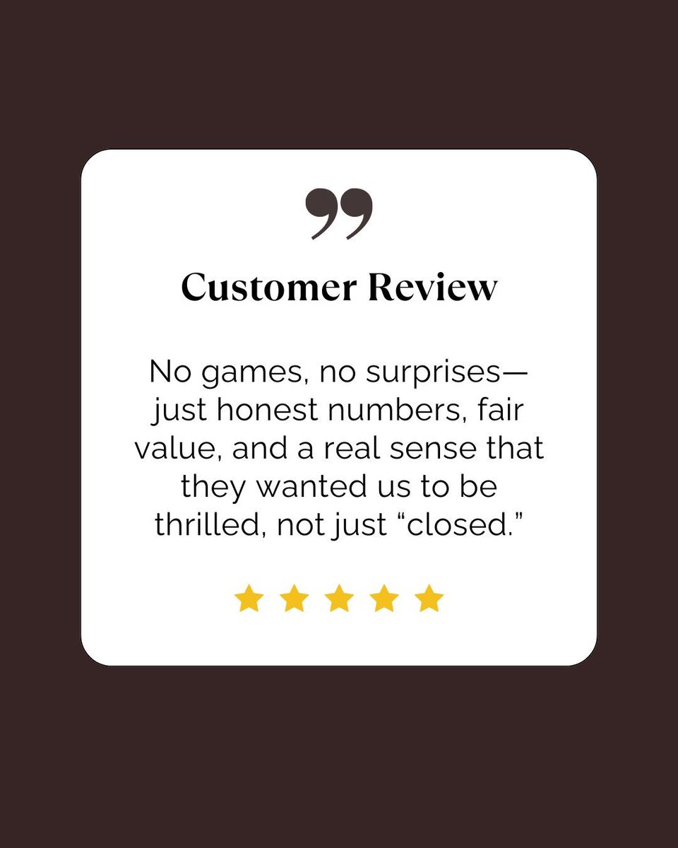 RickCaseAlfa's tweet image. We appreciate you! Thank you for the amazing review 🙌 #CustomerReview #ThankYou #CustomerFeedback #FiveStarReview #ClientAppreciation #CustomerSatisfaction